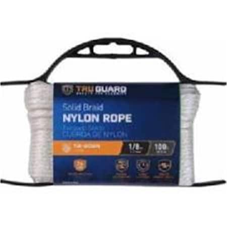 Mibro 0.13 in. x 100 ft. Tru Guard Nylon Rope, White 231494